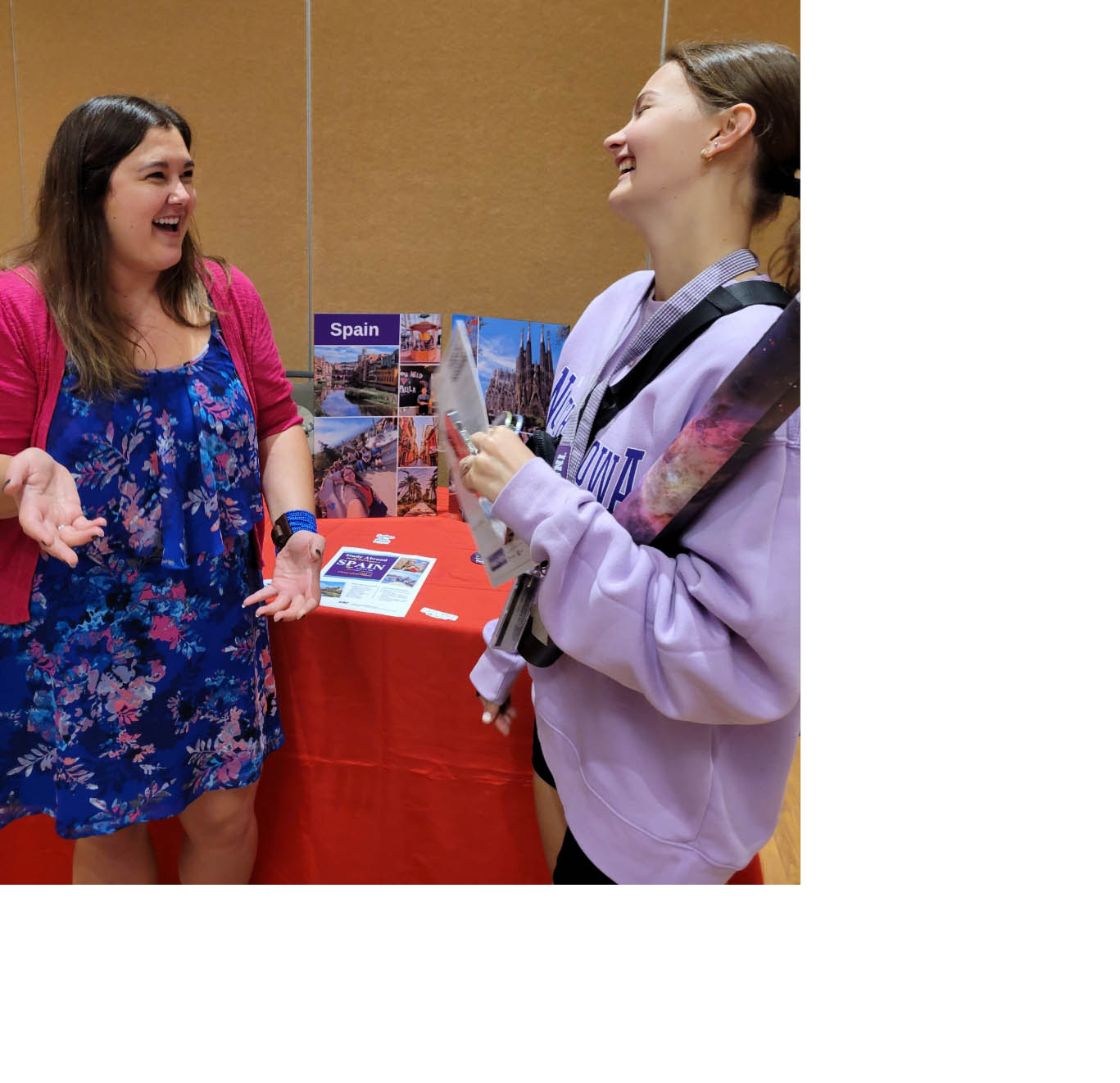 Jerónimo at Study Abroad Fair