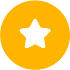 round icon with star
