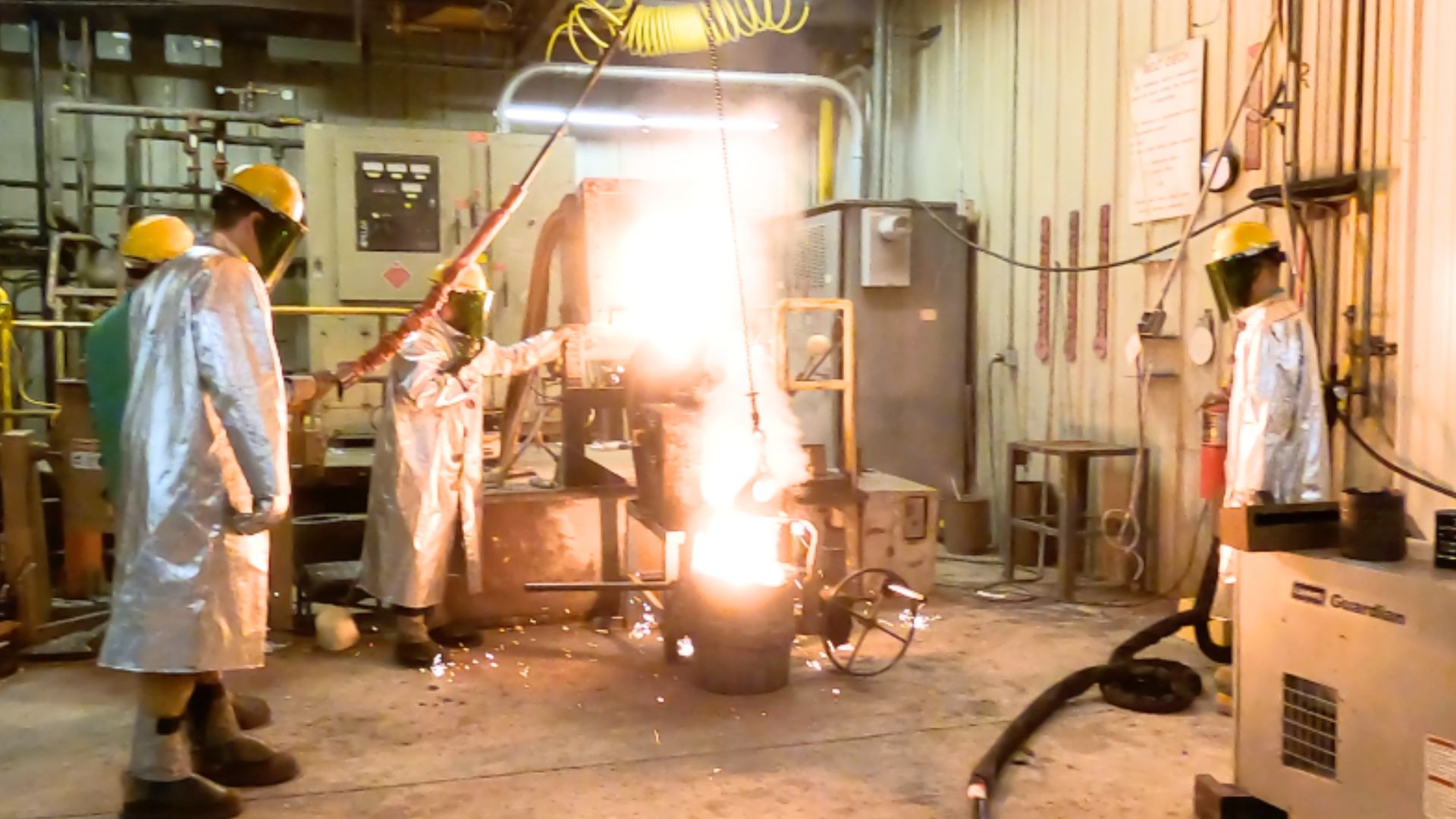 Metal Casting Pour
