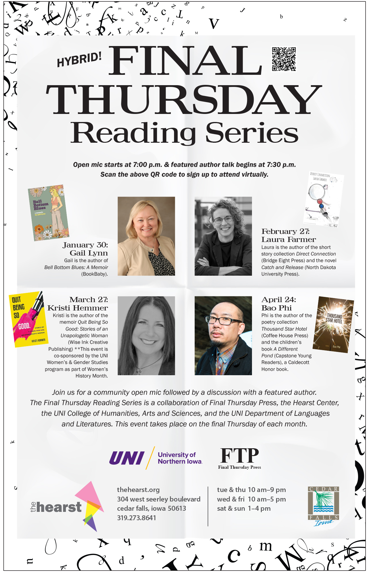 Final Thursday Reading Series Poster