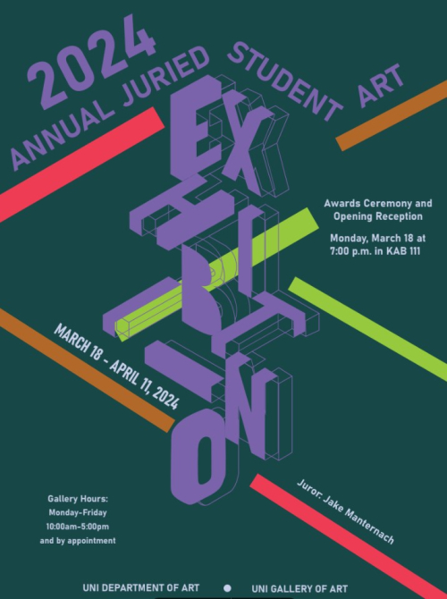 Annual Juried Student Art Flyer