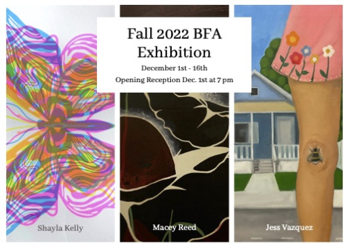 Fall 2022 Exhibition Flyer