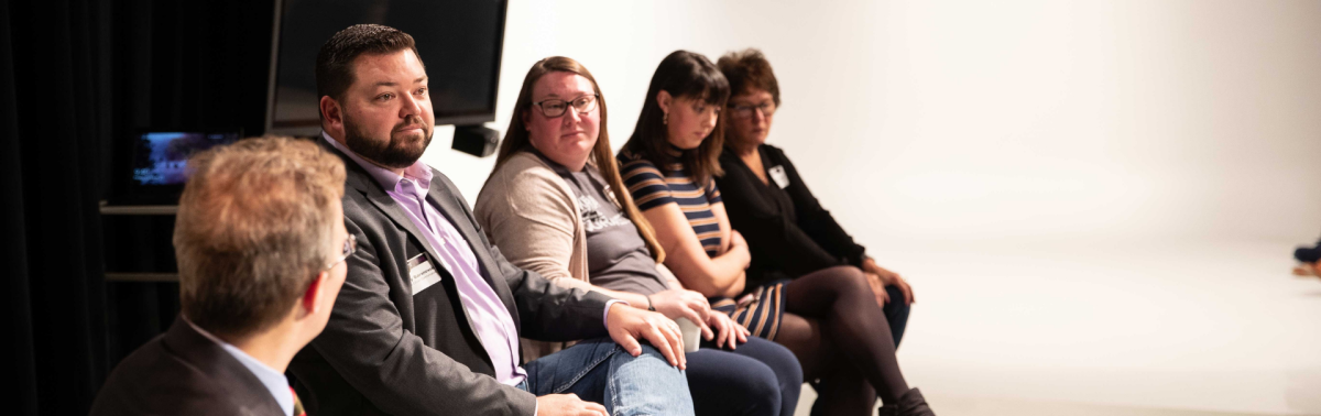 speakers at an event