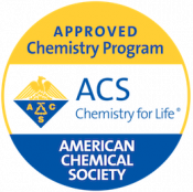 Approved Chemistry Program Accredidation Seal from American Chemical Society