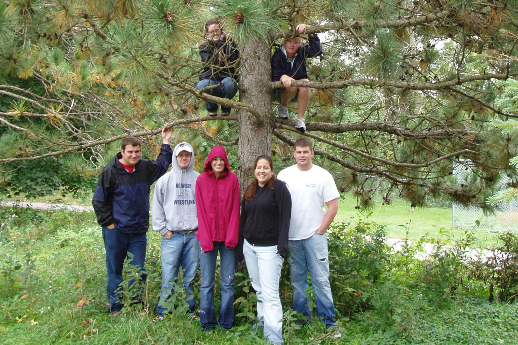 Group of Students at Sanders Garden 