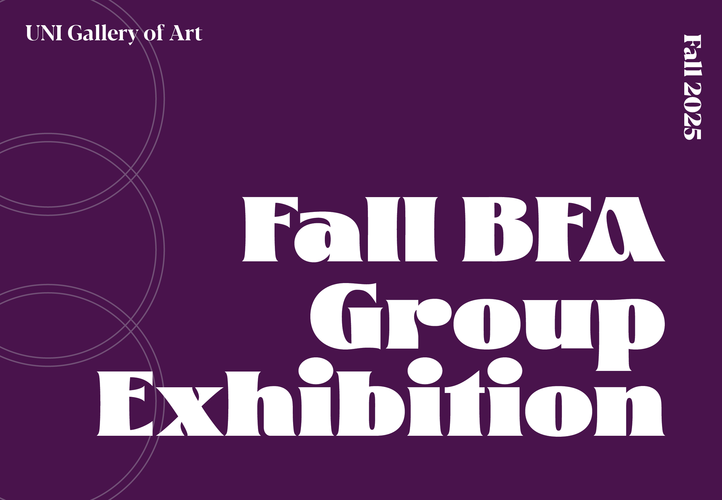 Fall BFA Group Exhibition